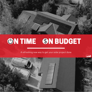 Solar Panel Installation On Time On Budget